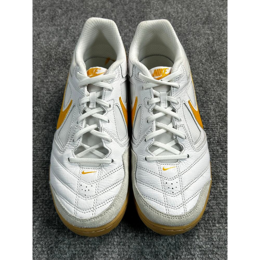 Nike Gato Indoor Soccer Shoes Women's Size 9.5 White University Gold Gum - Picture 2 of 10